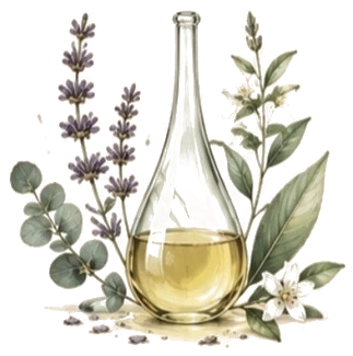 Aceite esencial con lavanda y eucalipto